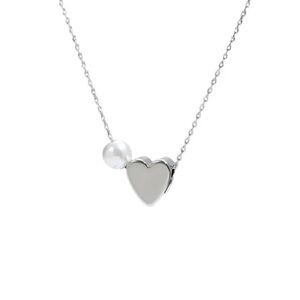 Heart Pearl Necklace